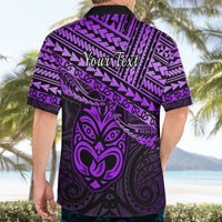 Personalised Matariki New Zealand Hawaiian Shirt Maori New Year Tiki Purple Version LT14 - Polynesian Pride