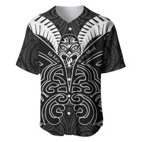 Kia Kaha Te Reo Maori Baseball Jersey Aotearoa Hei Tiki With Hongi