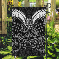 Kia Kaha Te Reo Maori Garden Flag Aotearoa Hei Tiki With Hongi
