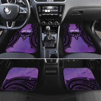 Personalised New Zealand Suffrage Day Car Mats Maori Tattoo Galaxy Vibe - Polynesian Pride