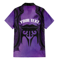 Personalised New Zealand Suffrage Day Family Matching Mermaid Dress and Hawaiian Shirt Maori Tattoo Galaxy Vibe - Polynesian Pride