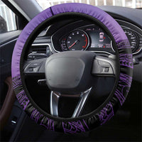 New Zealand Suffrage Day Steering Wheel Cover Maori Tattoo Galaxy Vibe - Polynesian Pride