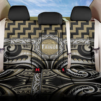 Aotearoa Waikato Tainui Back Car Seat Cover Maori Iwi Poutama Puhoro Tattoo LT14 One Size Old Yellow - Polynesian Pride