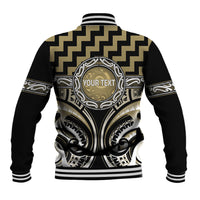 Aotearoa Waikato Tainui Personalised Baseball Jacket Maori Iwi Poutama Puhoro Tattoo LT14 - Polynesian Pride