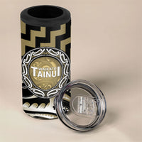 Aotearoa Waikato Tainui Personalised 4 in 1 Can Cooler Tumbler Maori Iwi Poutama Puhoro Tattoo LT14 - Polynesian Pride