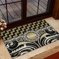 Aotearoa Waikato Tainui Rubber Doormat Maori Iwi Poutama Puhoro Tattoo LT14 - Polynesian Pride