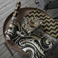 Aotearoa Waikato Tainui Wrapping Paper Maori Iwi Poutama Puhoro Tattoo LT14 - Polynesian Pride