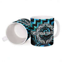 Aotearoa Ngati Kahungunu Personalised Ceramic Mug Maori Iwi Poutama Puhoro Tattoo LT14 - Polynesian Pride