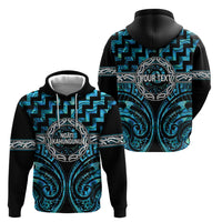 Aotearoa Ngati Kahungunu Personalised Hoodie Maori Iwi Poutama Puhoro Tattoo LT14 - Polynesian Pride