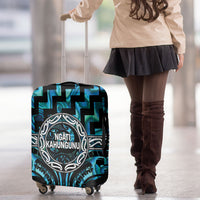 Aotearoa Ngati Kahungunu Luggage Cover Maori Iwi Poutama Puhoro Tattoo LT14 - Polynesian Pride
