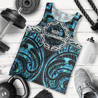 Aotearoa Ngati Kahungunu Personalised Men Tank Top Maori Iwi Poutama Puhoro Tattoo LT14 - Polynesian Pride