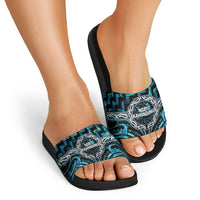 Aotearoa Ngati Kahungunu Slide Sandals Maori Iwi Poutama Puhoro Tattoo LT14 - Polynesian Pride