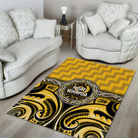 Aotearoa Ngati Whatua Area Rug Maori Iwi Poutama Puhoro Tattoo LT14 - Polynesian Pride