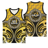 Aotearoa Ngati Whatua Personalised Basketball Jersey Maori Iwi Poutama Puhoro Tattoo LT14 - Polynesian Pride