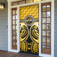 Aotearoa Ngati Whatua Personalised Door Cover Maori Iwi Poutama Puhoro Tattoo LT14 - Polynesian Pride