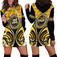 Aotearoa Ngati Whatua Personalised Hoodie Dress Maori Iwi Poutama Puhoro Tattoo LT14 - Polynesian Pride