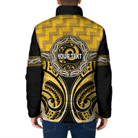 Aotearoa Ngati Whatua Personalised Padded Jacket Maori Iwi Poutama Puhoro Tattoo LT14 - Polynesian Pride