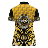 Aotearoa Ngati Whatua Personalised Women Polo Shirt Maori Iwi Poutama Puhoro Tattoo LT14 - Polynesian Pride