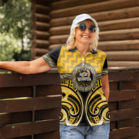 Aotearoa Ngati Whatua Personalised Women Polo Shirt Maori Iwi Poutama Puhoro Tattoo LT14 - Polynesian Pride