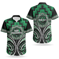 Aotearoa Ngati Maniapoto Personalised Couples Matching Mermaid Dress and Hawaiian Shirt Maori Iwi Poutama Puhoro Tattoo LT14 - Polynesian Pride