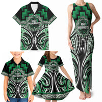 Aotearoa Ngati Maniapoto Personalised Family Matching Tank Maxi Dress and Hawaiian Shirt Maori Iwi Poutama Puhoro Tattoo LT14 - Polynesian Pride
