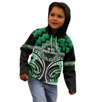 Aotearoa Ngati Maniapoto Personalised Kid Hoodie Maori Iwi Poutama Puhoro Tattoo LT14 - Polynesian Pride