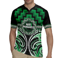 Aotearoa Ngati Maniapoto Personalised Rugby Jersey Maori Iwi Poutama Puhoro Tattoo LT14 - Polynesian Pride