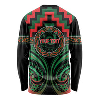 Aotearoa Ngai Tuhoe Personalised Long Sleeve Shirt Maori Iwi Poutama Puhoro Tattoo LT14 - Polynesian Pride
