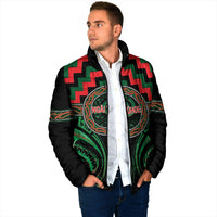 Aotearoa Ngai Tuhoe Personalised Padded Jacket Maori Iwi Poutama Puhoro Tattoo LT14 - Polynesian Pride