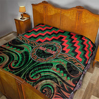 Aotearoa Ngai Tuhoe Quilt Maori Iwi Poutama Puhoro Tattoo LT14 - Polynesian Pride