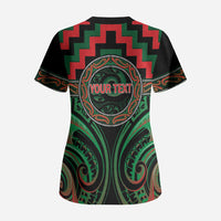 Aotearoa Ngai Tuhoe Personalised Scrub Top Maori Iwi Poutama Puhoro Tattoo LT14 - Polynesian Pride