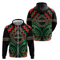 Aotearoa Ngai Tuhoe Personalised Zip Hoodie Maori Iwi Poutama Puhoro Tattoo LT14 - Polynesian Pride