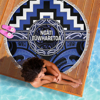 Aotearoa Ngati Tuwharetoa Beach Blanket Maori Iwi Poutama Puhoro Tattoo LT14 - Polynesian Pride