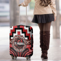 Aotearoa Te Arawa Luggage Cover Maori Iwi Poutama Puhoro Tattoo LT14 - Polynesian Pride