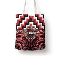Aotearoa Te Arawa Tote Bag Maori Iwi Poutama Puhoro Tattoo LT14 - Polynesian Pride