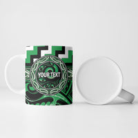 Aotearoa Ngai Tahu Personalised Ceramic Mug Maori Iwi Poutama Puhoro Tattoo LT14 - Polynesian Pride