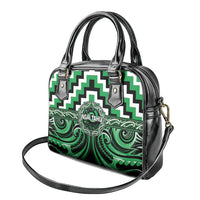 Aotearoa Ngai Tahu Shoulder Handbag Maori Iwi Poutama Puhoro Tattoo LT14 - Polynesian Pride