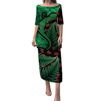 New Zealand Gecko Christmas Puletasi Meri Kirihimete Paua Shell Mix Pohutukawa