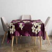 Pink Tropical Hawaii Tablecloth Seamless Monstera Plumeria Hawaiian Pattern - Polynesian Pride