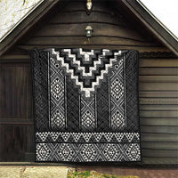 Black Taniko Aotearoa Quilt Niho Taniwha Mix Poutama LT14