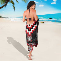 Red Taniko Aotearoa Sarong Niho Taniwha Mix Poutama LT14