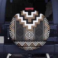 Brown Taniko Aotearoa Spare Tire Cover Niho Taniwha Mix Poutama LT14