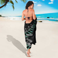 Custom New Zealand Silver Fern Rugby Sarong Aotearoa Kiwi Maori Pattern LT14