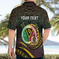 Personalised Vanuatu Hawaiian Shirt Yumi 46th Hapi Independens Dei - Black Version LT14 - Polynesian Pride