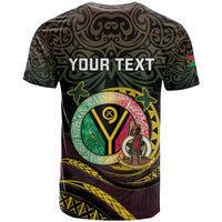 Personalised Vanuatu T Shirt Yumi 45th Hapi Independens Dei - Black Version LT14