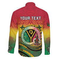 Personalised Vanuatu Family Matching Tank Maxi Dress and Hawaiian Shirt Yumi 45th Hapi Independens Dei - Reggae Version LT14