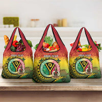 Vanuatu Grocery Bag Yumi 46th Hapi Independens Dei - Reggae Version LT14 3-pack One Size Reggae - Polynesian Pride