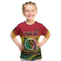Personalised Vanuatu Kid T Shirt Yumi 46th Hapi Independens Dei - Reggae Version LT14 Reggae - Polynesian Pride