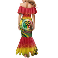 Personalised Vanuatu Mermaid Dress Yumi 46th Hapi Independens Dei - Reggae Version LT14 - Polynesian Pride