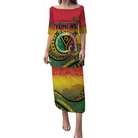 Personalised Vanuatu Puletasi Yumi 46th Hapi Independens Dei - Reggae Version LT14 Long Dress Reggae - Polynesian Pride